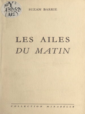 cover image of Les ailes du matin
